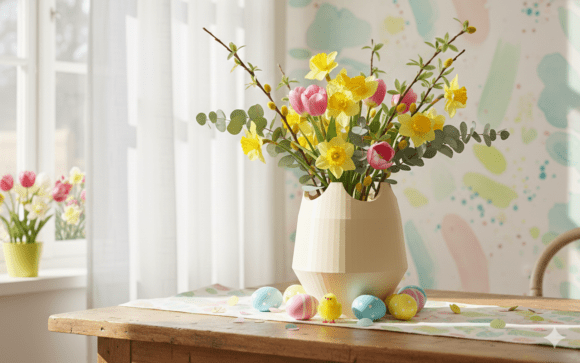 3D Broken Easter Egg Planter: A Modern Touch for Your Decorative Spaces