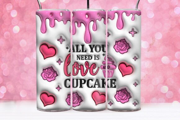 3D Inflated Pink All You Need is Love