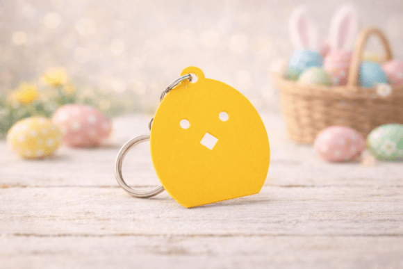 3D Minimalistic Easter Chick Keychain: A Fresh Approach to Seasonal 3D Printing