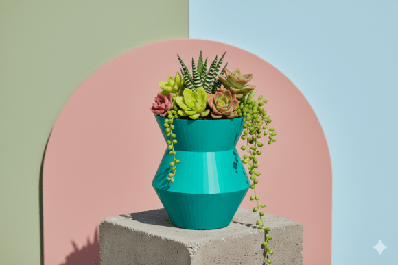3D Stylish Planter STL 062: A Modern Design for Practical 3D Printing Projects