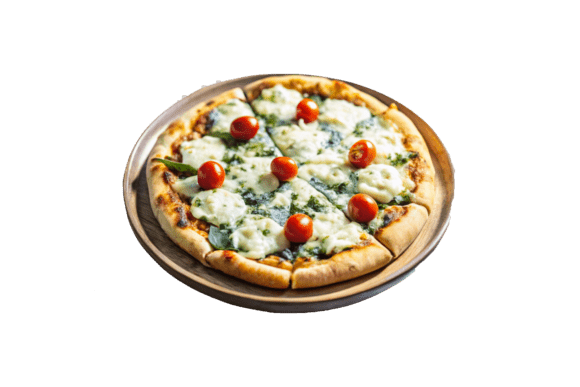 Delicious Pizza with Mushrooms 3D PNG: A Versatile Design Resource