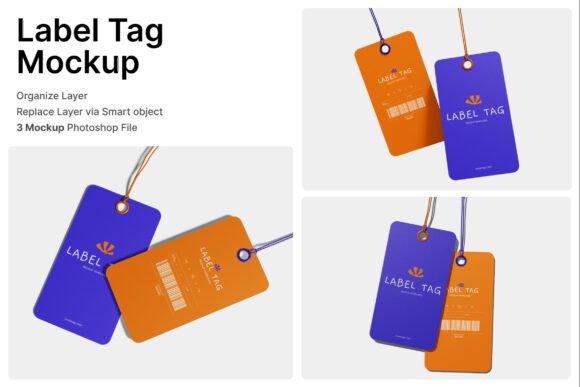 Label Tag 3D Mockup: A Stylish Tool for Modern Branding